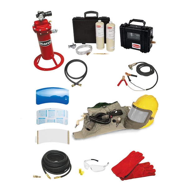 Full Abrasive Blast Respirator Package
